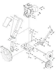 Chipper Shredder General Assembly parts for Yard Machines Chipper-Shredder & Vac 24A-452J729 / 2012 from AppliancePartsPros.com