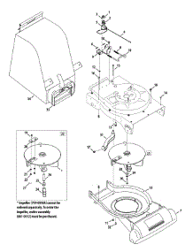 Csv Bag & Impeller Assembly parts for Yard Machines Chipper-Shredder & Vac 24A-45M3000 / 2012 from AppliancePartsPros.com