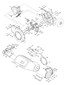 Impeller & Hopper parts for Yard Machines Chipper-Shredder & Vac 24A-45M4000 / 2013 from AppliancePartsPros.com