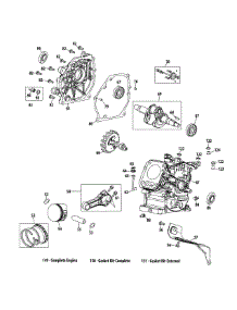 170-Cu Crankcase parts for Yard Machines Chipper-Shredder & Vac 24A-45M4700 / 2014 from AppliancePartsPros.com