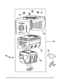 170-Cu Muffler parts for Yard Machines Chipper-Shredder & Vac 24A-45M4700 / 2015 from AppliancePartsPros.com