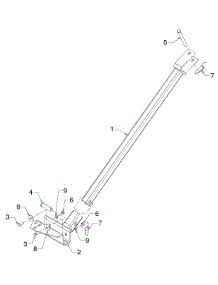 Tow Hitch Kit 290-010-000 parts for Yard Machines Chipper-Shredder & Vac 24A-462B206 / 1998 from AppliancePartsPros.com