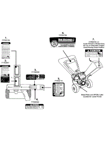 Label Map 464 5 Bushel parts for Yard Machines Chipper-Shredder & Vac 24A-464H729 / 2008 from AppliancePartsPros.com