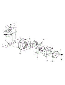 Impeller parts for Yard Machines Blower 24A-652D000 / 2004 from AppliancePartsPros.com