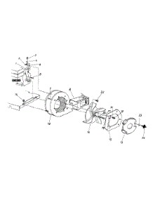 Impeller parts for Yard Machines Blower 24B-652D062 / 2003 from AppliancePartsPros.com