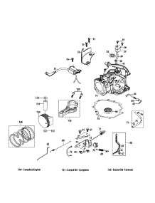 1X65lu Crankcase parts for Yard Machines Log Splitter 24BF51MX700 / 2014 from AppliancePartsPros.com