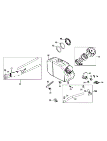 1X65lu Fuel Tank parts for Yard Machines Log Splitter 24BF51MX700 / 2015 from AppliancePartsPros.com