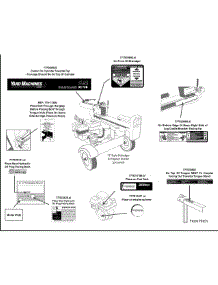 Label Map 24Bg55m1700 parts for Yard Machines Log Splitter 24BG55M1700 / 2014 from AppliancePartsPros.com