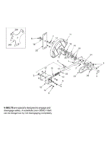 Spindle Assembly parts for Yard Machines Edger 25A-520A700 / 2004 from AppliancePartsPros.com