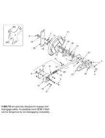 Spindle Assembly parts for Yard Machines Edger 25A-521A000 / 2003 from AppliancePartsPros.com