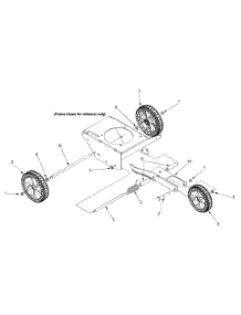 Wheel Assembly parts for Yard Machines Edger 25A-521A000 / 2003 from AppliancePartsPros.com