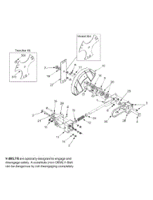Spindle Assembly parts for Yard Machines Edger 25A-551A700 / 2004 from AppliancePartsPros.com