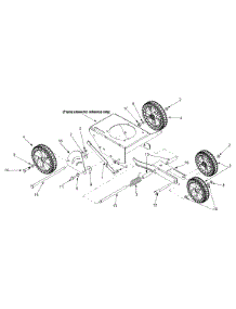 Wheel Assembly parts for Yard Machines Edger 25A-551A729 / 2003 from AppliancePartsPros.com