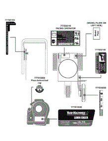 Label Map parts for Yard Machines Edger 25B-520C000 / 2009 from AppliancePartsPros.com