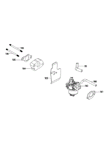 1T65rua Carburetor parts for Yard Machines Edger 25B-52J1700 / 2015 from AppliancePartsPros.com