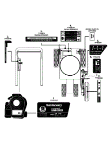 Label Map 550 parts for Yard Machines Edger 25B-550C000 / 2008 from AppliancePartsPros.com