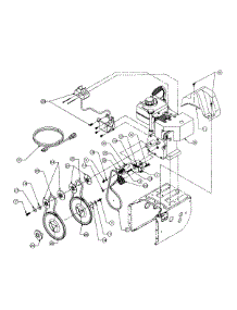 Engine And V-Belts parts for Yard Machines Snow Thrower 316-641E000 / 1996 from AppliancePartsPros.com