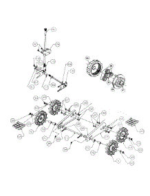 Track & Frame Assembly parts for Yard Machines Snow Thrower 316E740F700 / 1996 from AppliancePartsPros.com