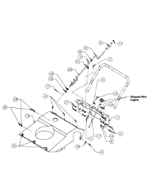 Cover & Dash parts for Yard Machines Snow Thrower 317-140-352 / 1997 from AppliancePartsPros.com