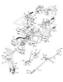 Handle Assembly parts for Yard Machines Snow Thrower 317E642E352 / 1997 from AppliancePartsPros.com