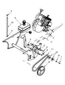 Drive And Fuel Tank parts for Yard Machines Snow Thrower 31A-140-000 / 2001 from AppliancePartsPros.com