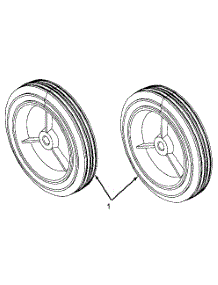 Wheel Assembly parts for Yard Machines Snow Thrower 31A-140-129 / 2001 from AppliancePartsPros.com