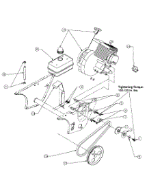 Fuel Tank / Drive Assembly parts for Yard Machines Snow Thrower 31A-140-352 / 1998 from AppliancePartsPros.com
