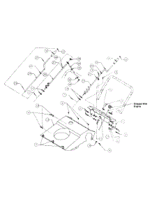 Chute Crank parts for Yard Machines Snow Thrower 31A-140-352 / 1999 from AppliancePartsPros.com