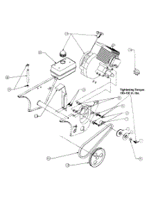 Drive Assembly  /  Fuel Tank parts for Yard Machines Snow Thrower 31A-140-372 / 1999 from AppliancePartsPros.com