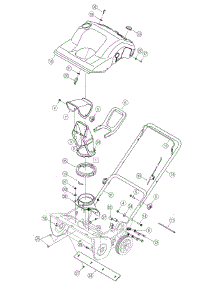 Handle Assembly parts for Yard Machines Snow Thrower 31A-240-752 / 2006 from AppliancePartsPros.com
