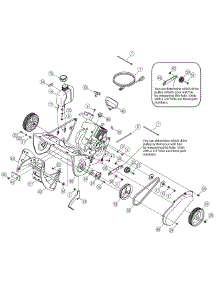 General Assembly parts for Yard Machines Snow Thrower 31A-240-762 / 2005-2 from AppliancePartsPros.com