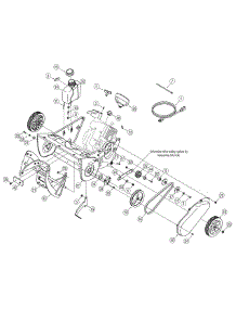 Drive Assembly parts for Yard Machines Snow Thrower 31A-240-762 / 2006 from AppliancePartsPros.com