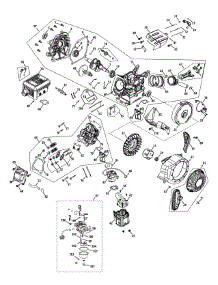 Engine Assembly 161-Jwa parts for Yard Machines Snow Thrower 31A-2M1A700 / 2009 from AppliancePartsPros.com