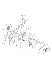 Drive System & Auger Assembly parts for Yard Machines Snow Thrower 31A-2M1A752 / 2010 from AppliancePartsPros.com