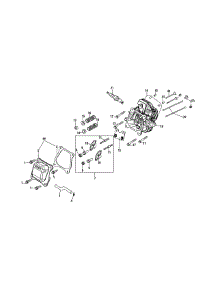 161-Jwa-11 Cylinder Head parts for Yard Machines Snow Thrower 31A-2M1E700 / 2011 from AppliancePartsPros.com