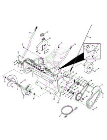 Drive System & Auger Assembly parts for Yard Machines Snow Thrower 31A-2M1E752 / 2011 from AppliancePartsPros.com
