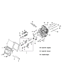 161-Jwa-12 Cylinder Head parts for Yard Machines Snow Thrower 31A-2M1E752 / 2015 from AppliancePartsPros.com