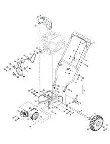 Handle, Frame & Drive System parts for Yard Machines Snow Thrower 31A-32AD700 / 2009 from AppliancePartsPros.com