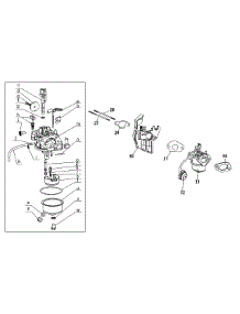 165-Sub-11 Carburetor parts for Yard Machines Snow Thrower 31A-32AD700 / 2011 from AppliancePartsPros.com