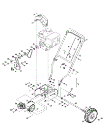 Handle, Frame & Drive System parts for Yard Machines Snow Thrower 31A-32AD700 / 2013 from AppliancePartsPros.com