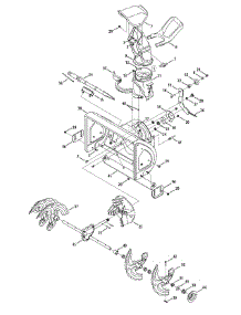 Auger Housing & Discharge Chute parts for Yard Machines Snow Thrower 31A-32AD752 / 2009 from AppliancePartsPros.com