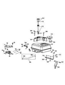 165-Sub-11 Fuel Tank & Mounting parts for Yard Machines Snow Thrower 31A-32AD752 / 2011 from AppliancePartsPros.com