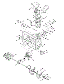 Augers, Housing & Discharge Chute parts for Yard Machines Snow Thrower 31A-32AD752 / 2014 from AppliancePartsPros.com