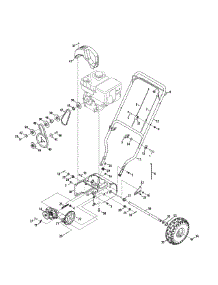 Handle, Frame & Drive System parts for Yard Machines Snow Thrower 31A-32AD752 / 2015 from AppliancePartsPros.com