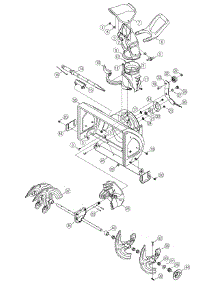 Chute Assembly parts for Yard Machines Snow Thrower 31A-3BAD700 / 2005-2 from AppliancePartsPros.com