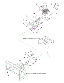 Drive parts for Yard Machines Snow Thrower 31A-3BAD752 / 2005 from AppliancePartsPros.com
