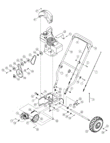Handle Assembly parts for Yard Machines Snow Thrower 31A-3CAD700 / 2006 from AppliancePartsPros.com