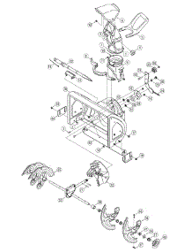 Blower Housing Assembly parts for Yard Machines Snow Thrower 31A-3CAD729 / 2006 from AppliancePartsPros.com