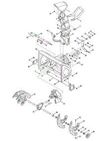 Auger & Discharge Chute parts for Yard Machines Snow Thrower 31A-3CAD752 / 2007 from AppliancePartsPros.com