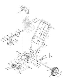 Handle, Frame & Drive System parts for Yard Machines Snow Thrower 31A-3CAD762 / 2007 from AppliancePartsPros.com